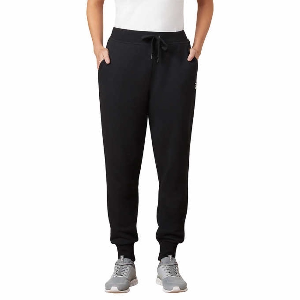 New Women’s Fila Jogger Sweatpants Black Size XS